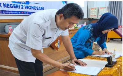 SMKN 2 Wonosari Perkuat Sinergi dengan Dunia Industri Melalui Penandatanganan MoU Bersama APINDO Gunungkidul